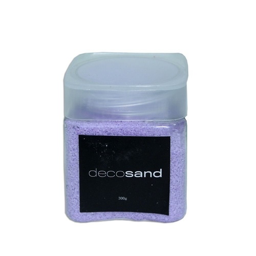 1pce Purple 300g Deco Sand Coloured Tub with Screw Lid Display Craft