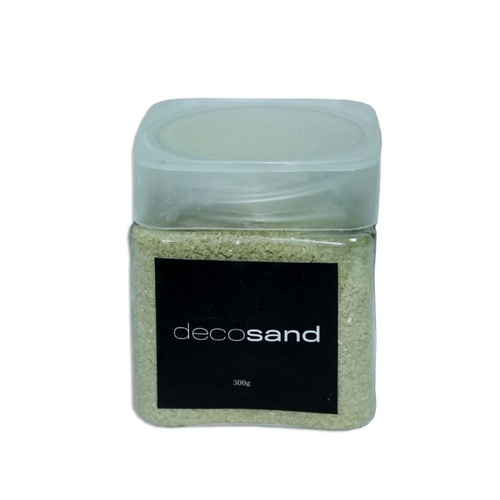 Green 900g Deco Sand Coloured 3 x 300g Tubs with Screw Lid