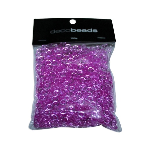 2 x 100g Pink Round Beads 5mm Diameter and 2mm Thick Acrylic GMB041FU