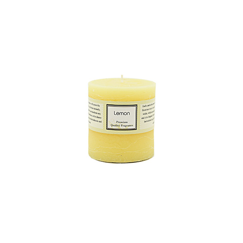 Wick2Ware 6.8cm x 7.2cm Lemon Citrus Essential Oil Scented Candle