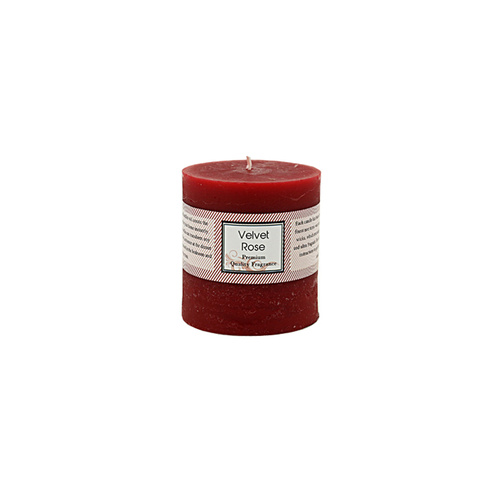 Premium 6.8cm x 7.2cm Velvet Rose Essential Oil Scented Candle