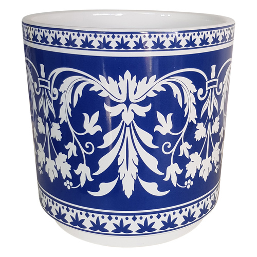 Flower Pot Rd Blue&White4Mix16x16cm(1/8) [TYPE A]