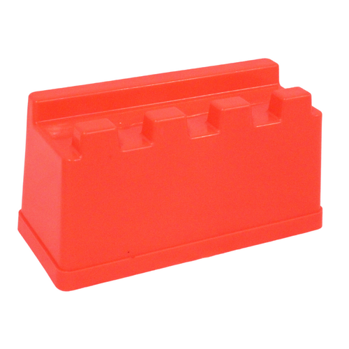 20cm Orange Wall Sand Castle Mould Plastic Great For Kids At The Beach