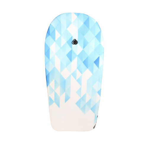Bodyboard Blue Geo Style EPS Foam Boogie Board Large 104cm 1pce