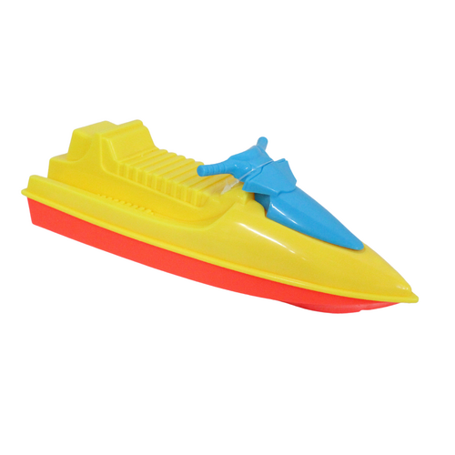 27cm Bath Jet ski Orange And Yellow For Beach & Pools Plastic Floats
