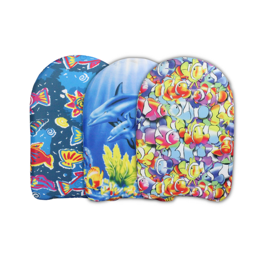 Set of 3 Kickboards EPS Foam Small Kids Boogie Boards 43cm Bundle Trio