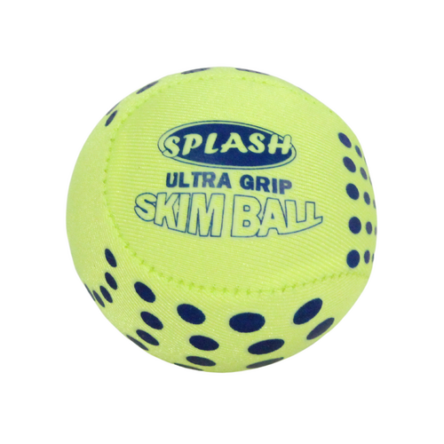 6cm Yellow Water Skim Ball Bouncy Great Beach/Pool Game Great For Kids/Adults