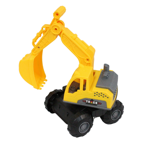 Kids Yellow Excavator Construction Vehicle Toy Great For The Sand At The Beach