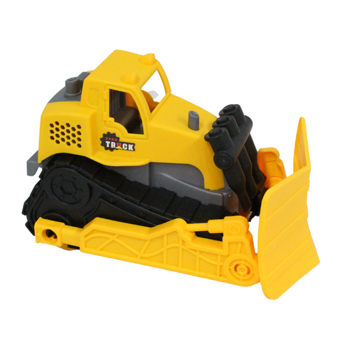 Kids Yellow Bull Dozer Construction Vehicle Toy Great For The Sand At The Beach