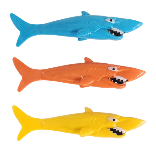 Pool Diving Game Weighted Sharks 1 Pack of 3 Colours Kids Swimming Practise