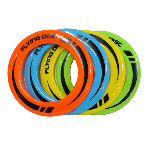 4pce Frisbee Flying Disc Set 25cm Great Fun For The Pool/Beach For Kids/Adults