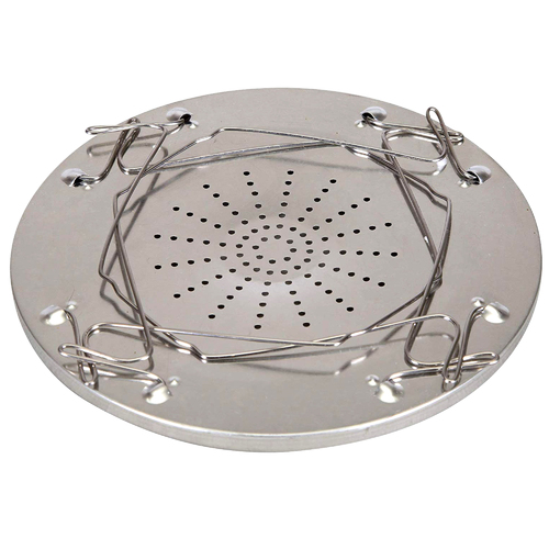 Folding 4 Slice Toaster Stainless Steel Metal 22cm Diameter Folds Flat