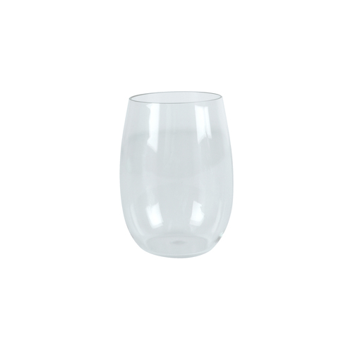 Tritan Stemless Wine Glass 444ml 1 Piece BPA Free Plastic Travel Cup 