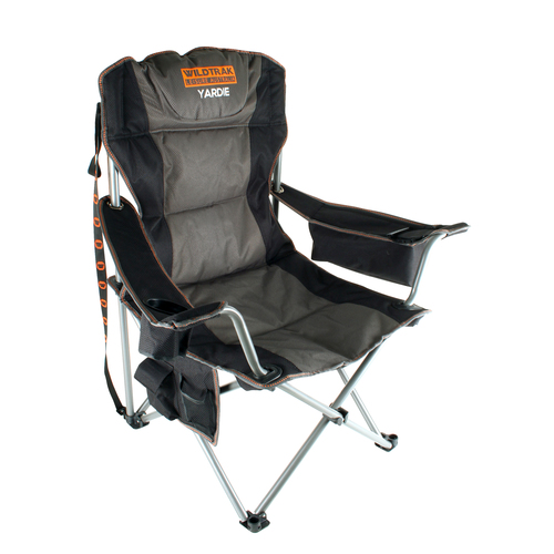 Yardie Camp Chair Cooler Arm Storage 108x94x62cm 150kg Rated Cushioned