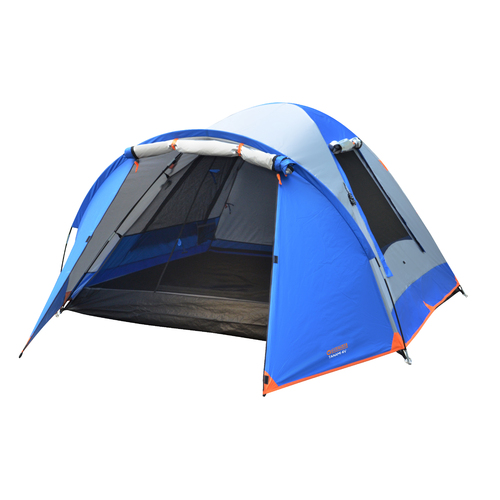 Tanami 4V Person Dome Camping Outdoor Tent Blue