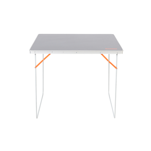 Camp Table 80x70x60cm Silver Foldable Compact Shape 30kg Rated