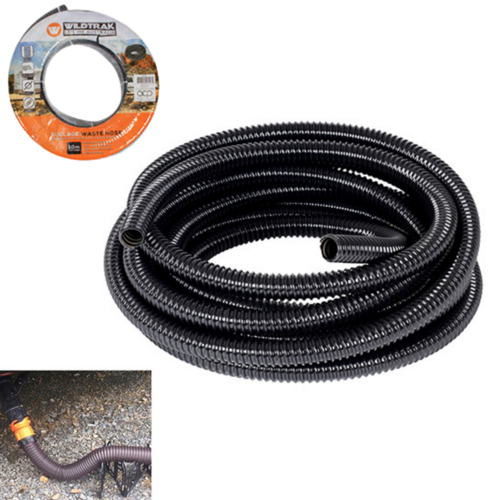 Waste Water Hose Sullage 32mm x 10m Length Black PVC 