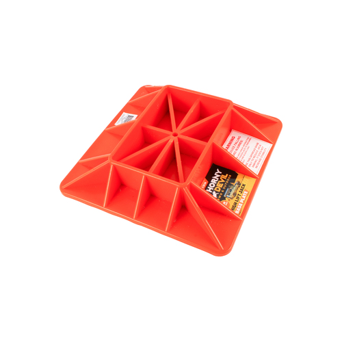 High Lift Jack Base Plate For 48 or 60 Inch Jack 29x29x7.5cm Orange