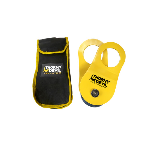 Snatch Block With Storage Bag 10,000kg Double Winch Power