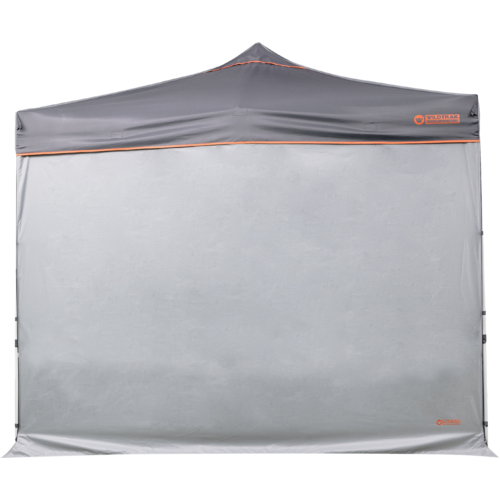 Gazebo Side Wall Solid Waterproof 2.4m Width In Carry Bag Silver