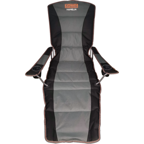 Hamelin Camp Chair Lounger 105x59.5x146cm 136kg Rated Dual Cup Holders