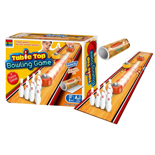 Bowling Game for Table Tops 4 Player For Family & Kids 