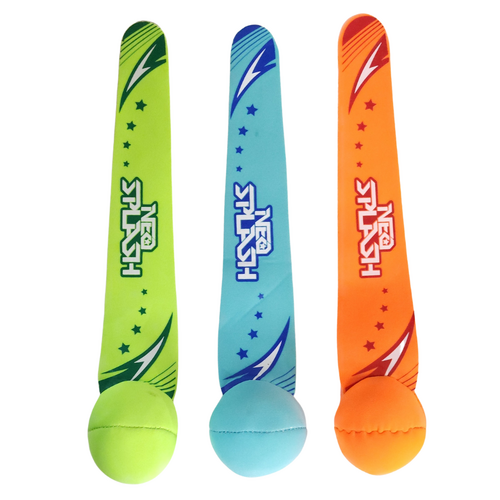 Pool Diving Game Weighted Streamers 3pce Neoprene Kids Swimming Practice