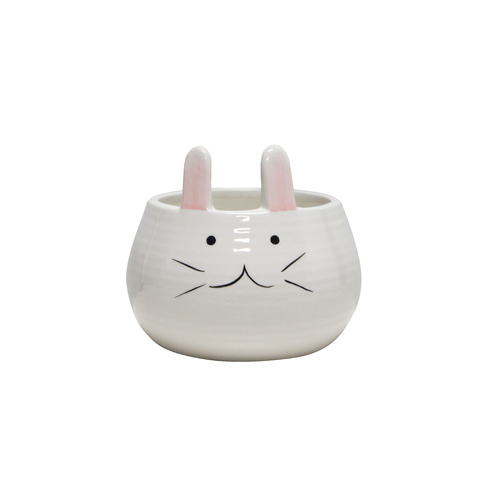 12cm Bunny Ceramic Planter Pot For Succulents, Herbs & Flowers